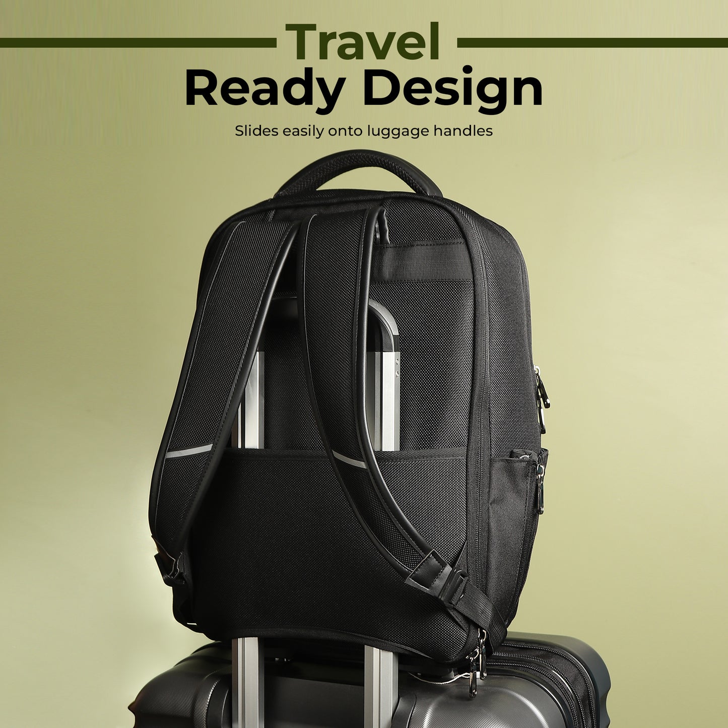 Laptop Backpack ,Multi-Compartment Travel & Office Bag