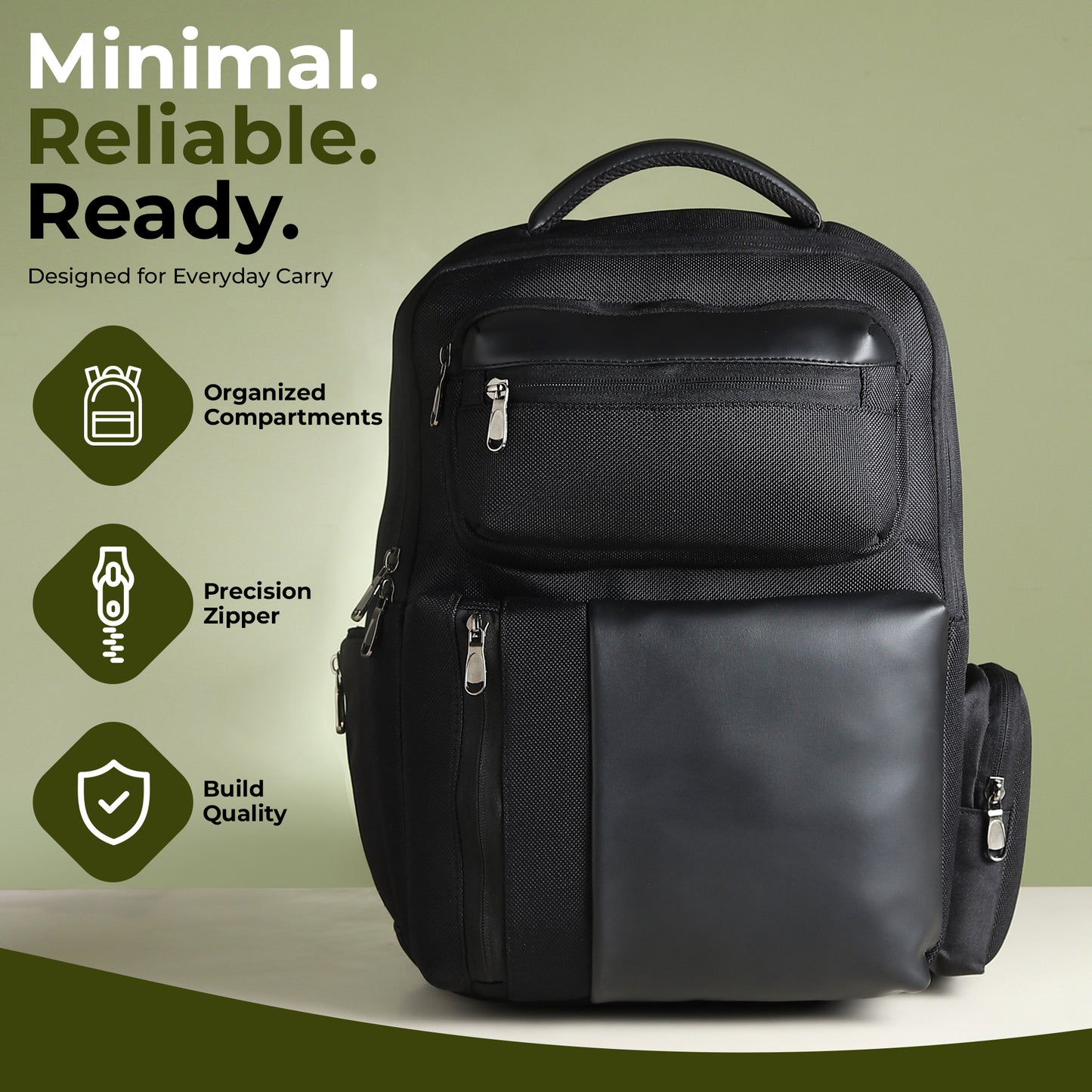 Laptop Backpack ,Multi-Compartment Travel & Office Bag