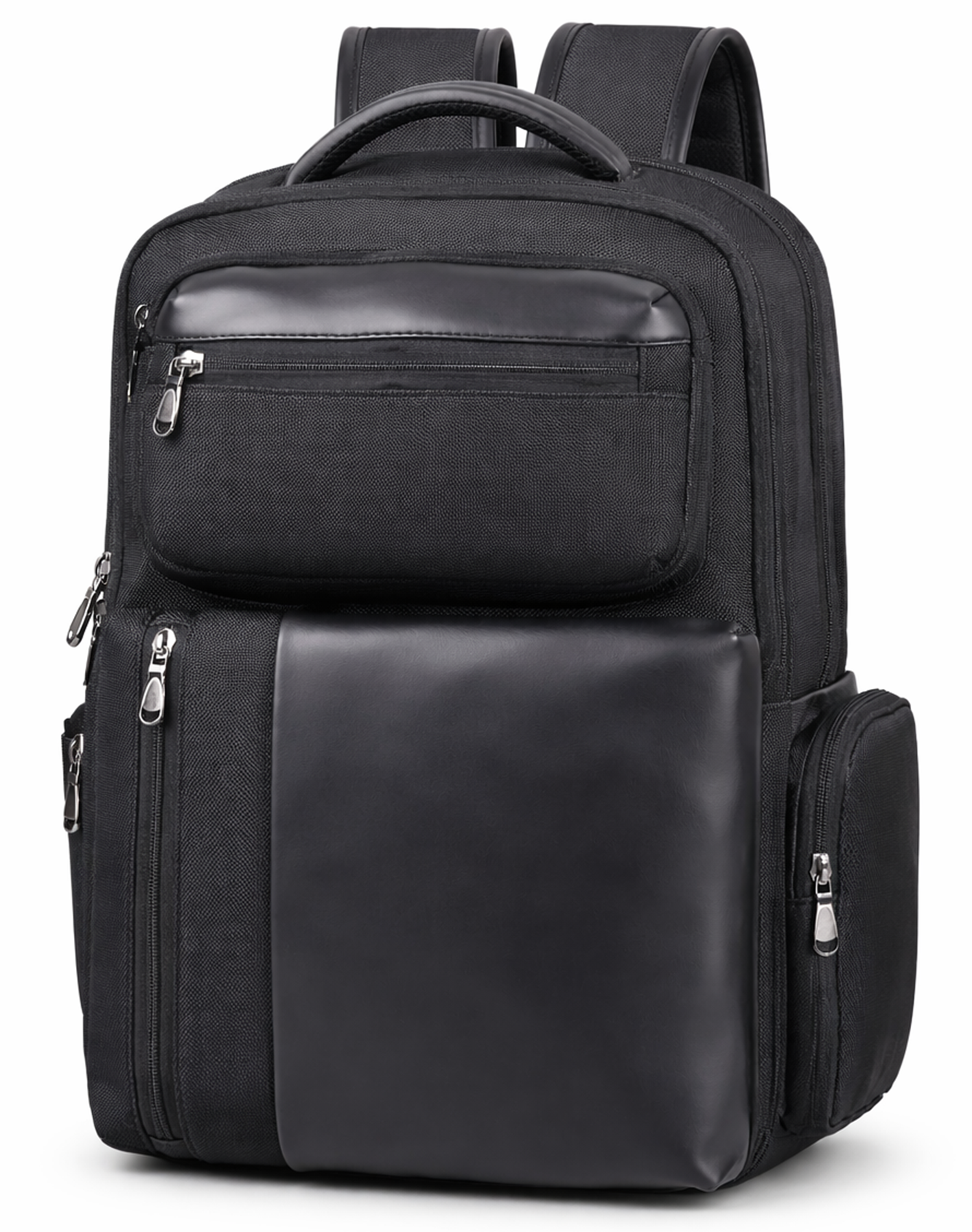 Laptop Backpack for Men & Women | Multi-Compartment Travel & Office Bag, Water-Resistant Fabric & Padded Straps | Fits 15.6″ Laptop (Black)