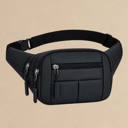 Black Waist Bag for Man & Woman