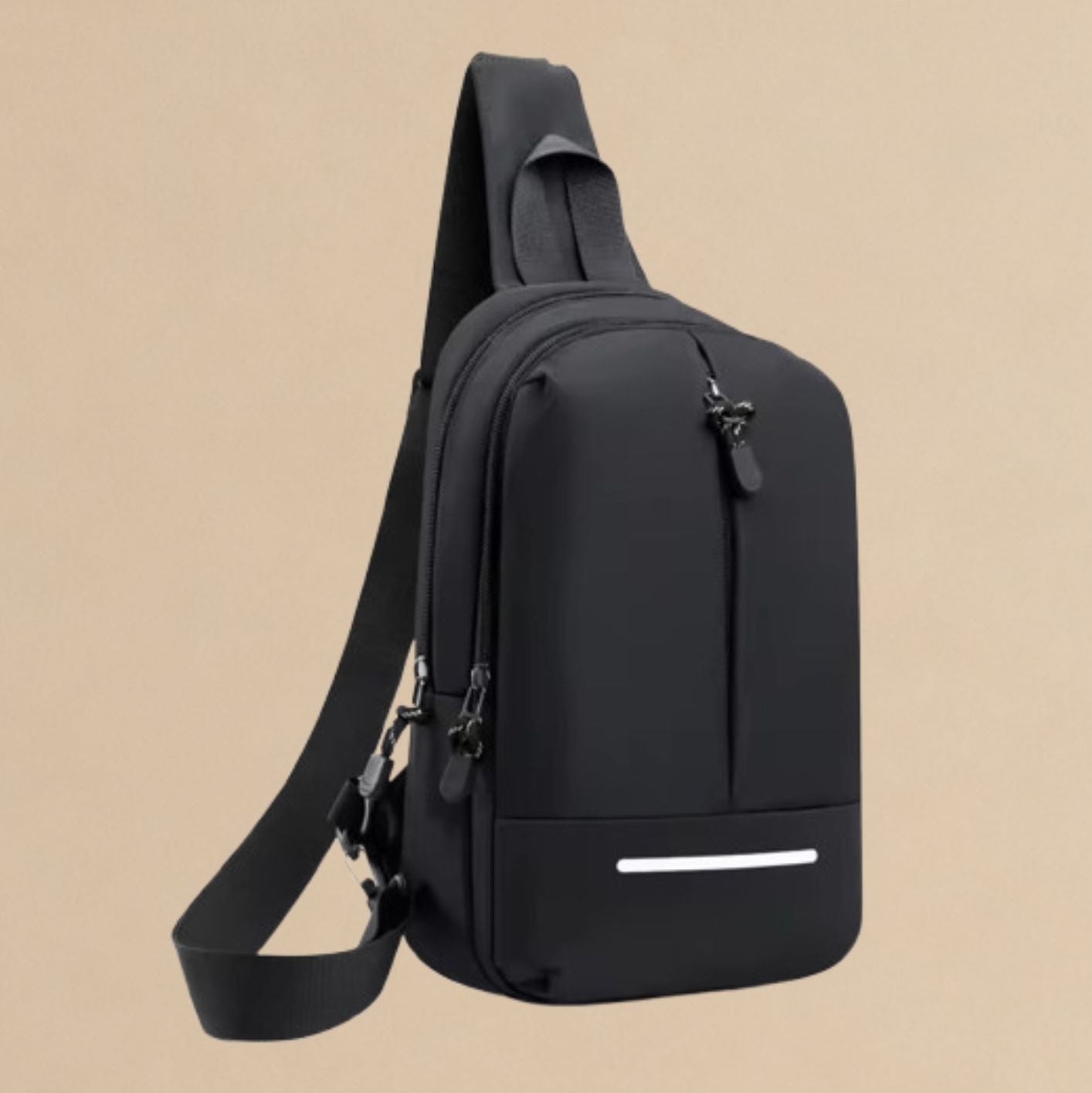 Black  Waterproof Shoulder Bag